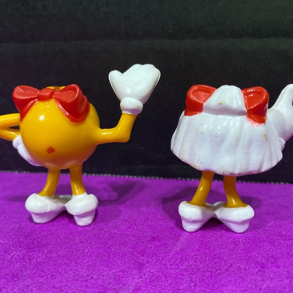 PAC-MAN VINTAGE 1982 THE OFFICIAL MS. PAC-MAN COLLECTABLE ARCADE PVC FIGURES (2) - Picture 10 of 12